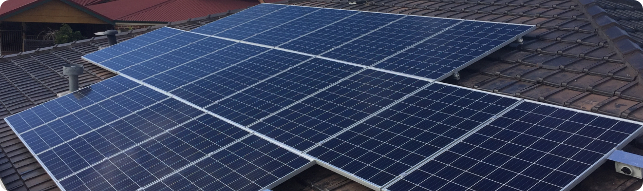 A large 6.6kw solar panel system