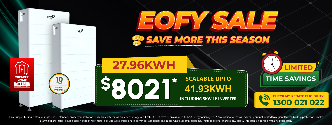 Solar battery rebate promotion